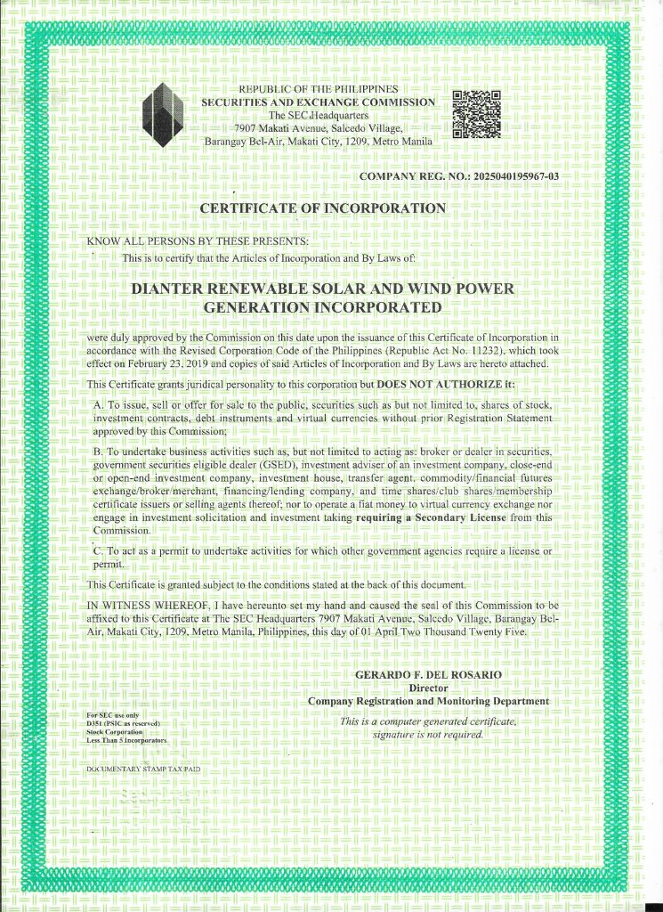 SEC CERT 2025